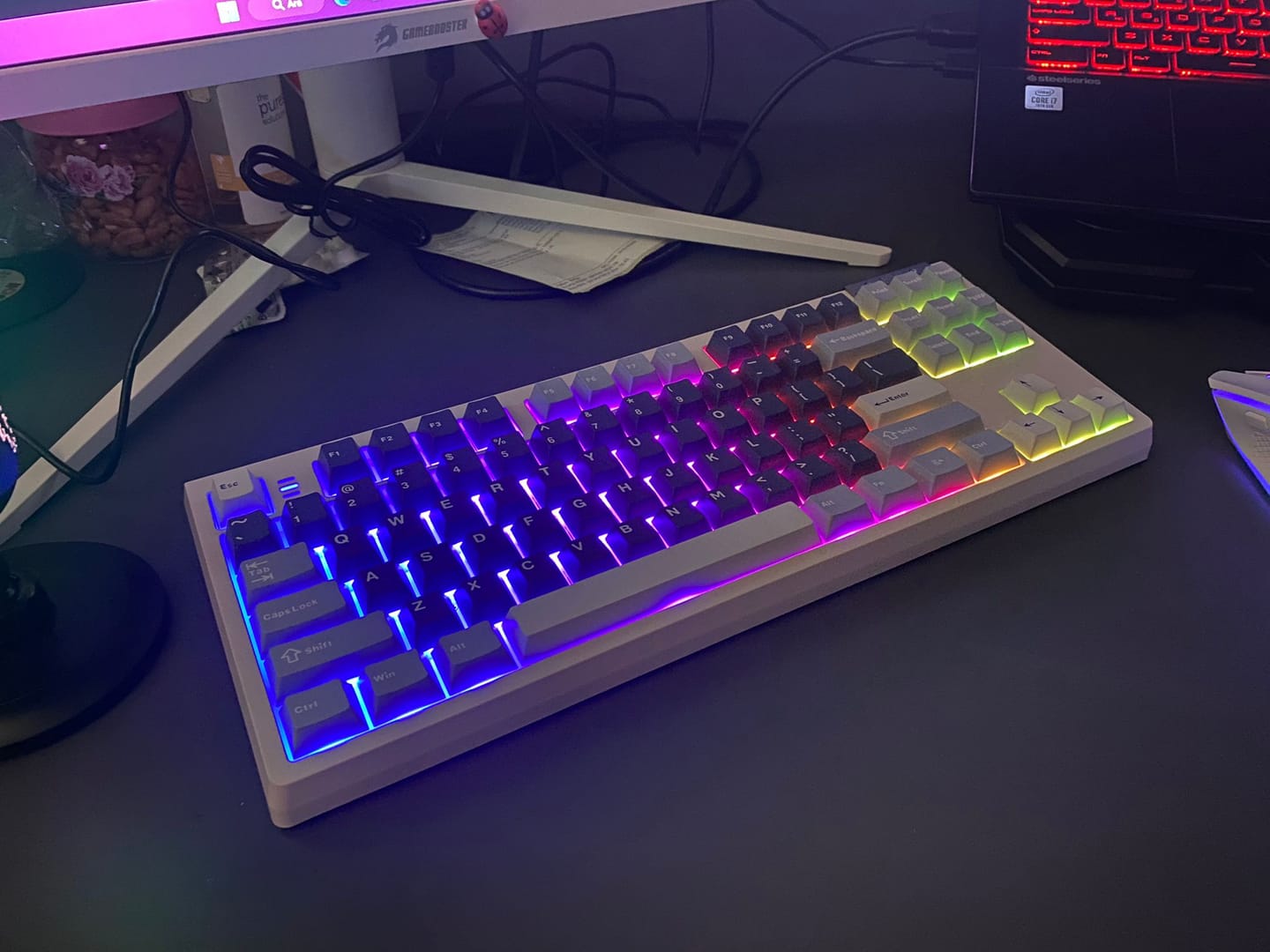 Customer photo review of Darmoshark Top87 Mekanik Klavye
