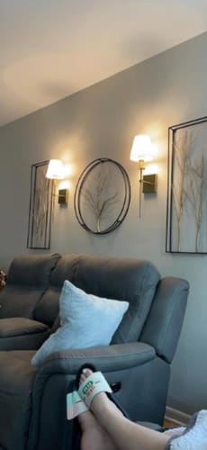 Customer photo review of Rechargeable Wireless Wall Light(2 Packs)