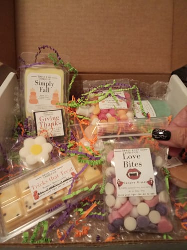 Customer photo review of October Monthly Membership Boxes (Extras!)