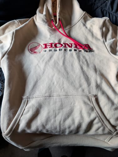 Customer photo review of 1964 Honda Brand Hoodie