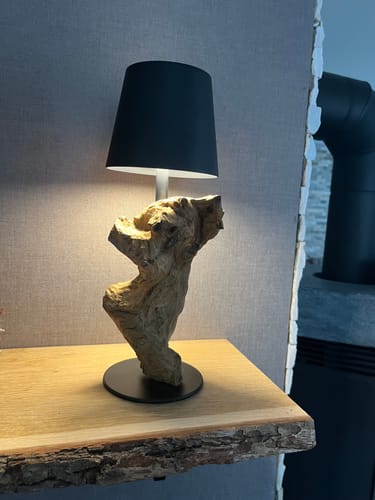 Customer photo review of LED Akku Tischlampe SERA kabellos Schirm Schwarz