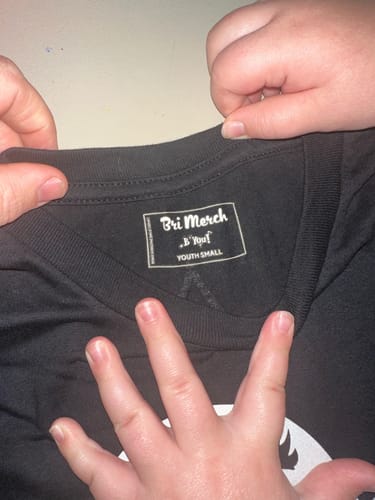 Customer photo review of Glow in the Dark T-Shirt