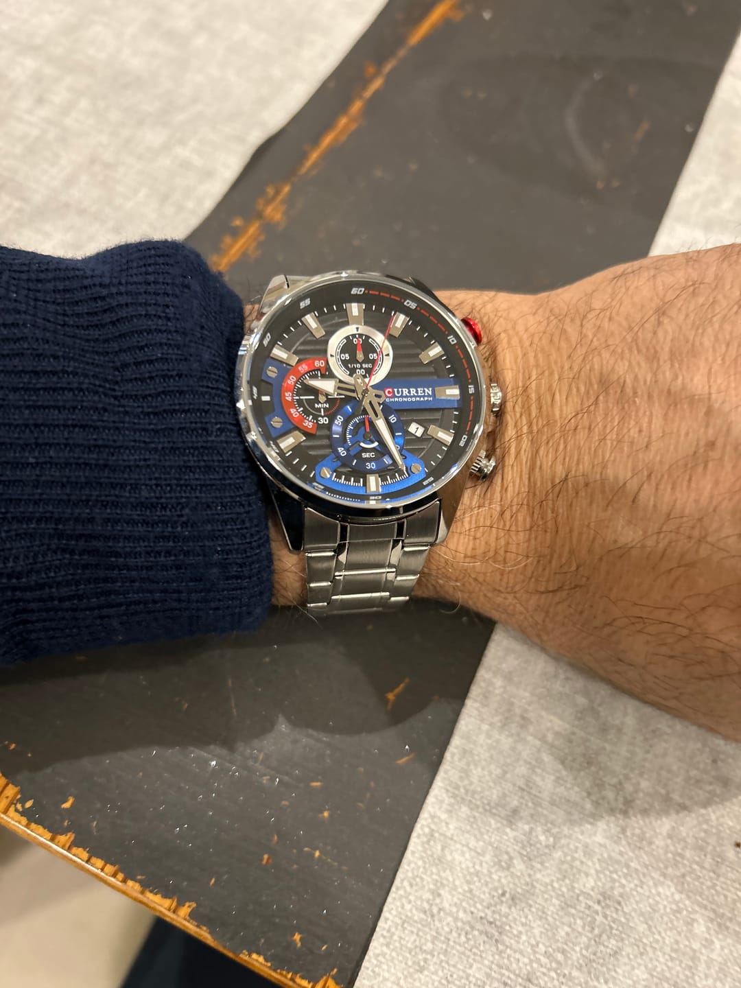 Customer photo review of Curren Ambasator® orologio uomo acciaio