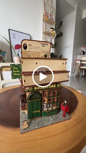 Customer video review of DIY 3D Wooden Puzzle The Time Book Shop