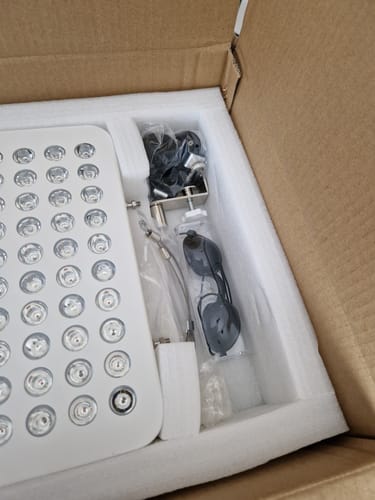 Customer photo review of The Advantage 2.0 Series - Red Light Therapy Full Body Panel