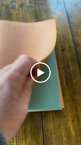 Customer video review of Refillable Notebook Folio - Saddle Brown