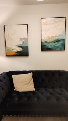 Customer review photo for COLORFUL PAINTING #CA117