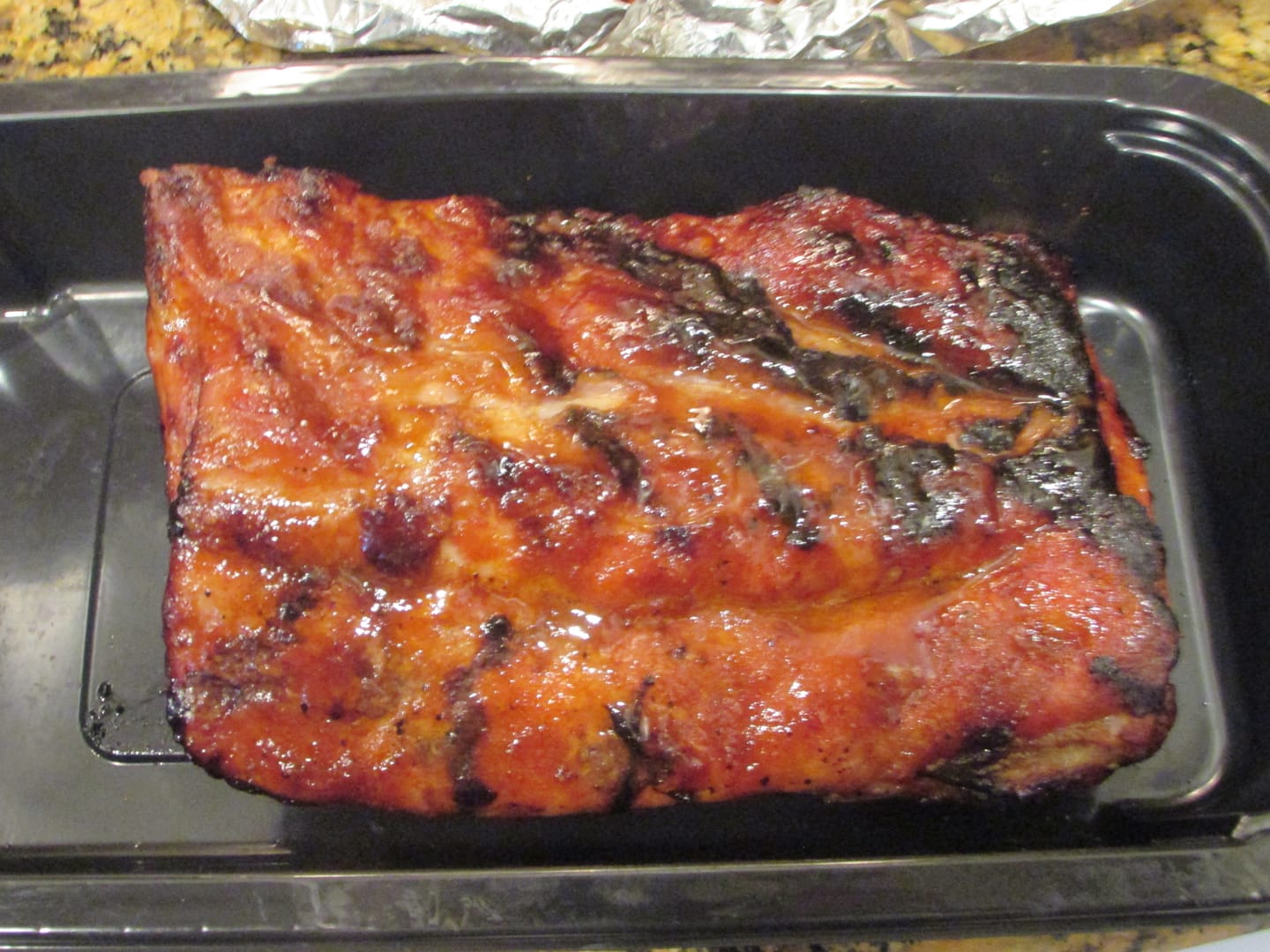 Customer photo review of Maple Bourbon BBQ Glaze