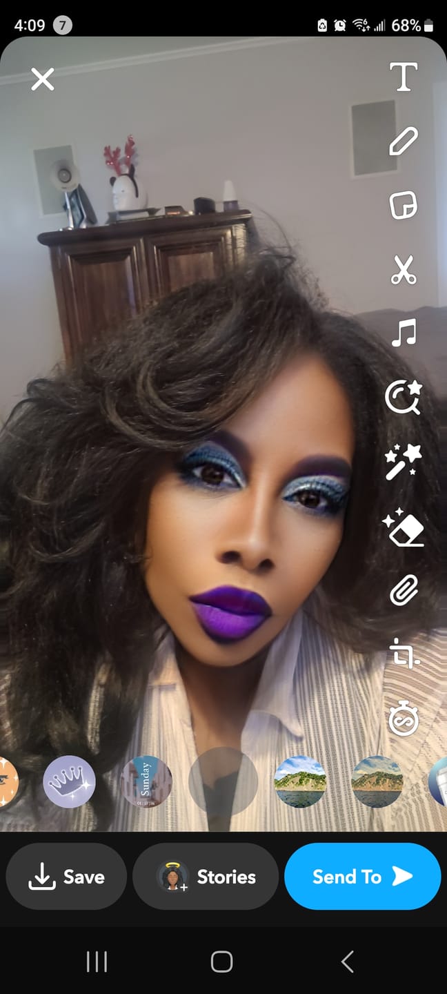 Customer photo review of Outre Synthetic EveryWear Lace Front Wig EVERY 6