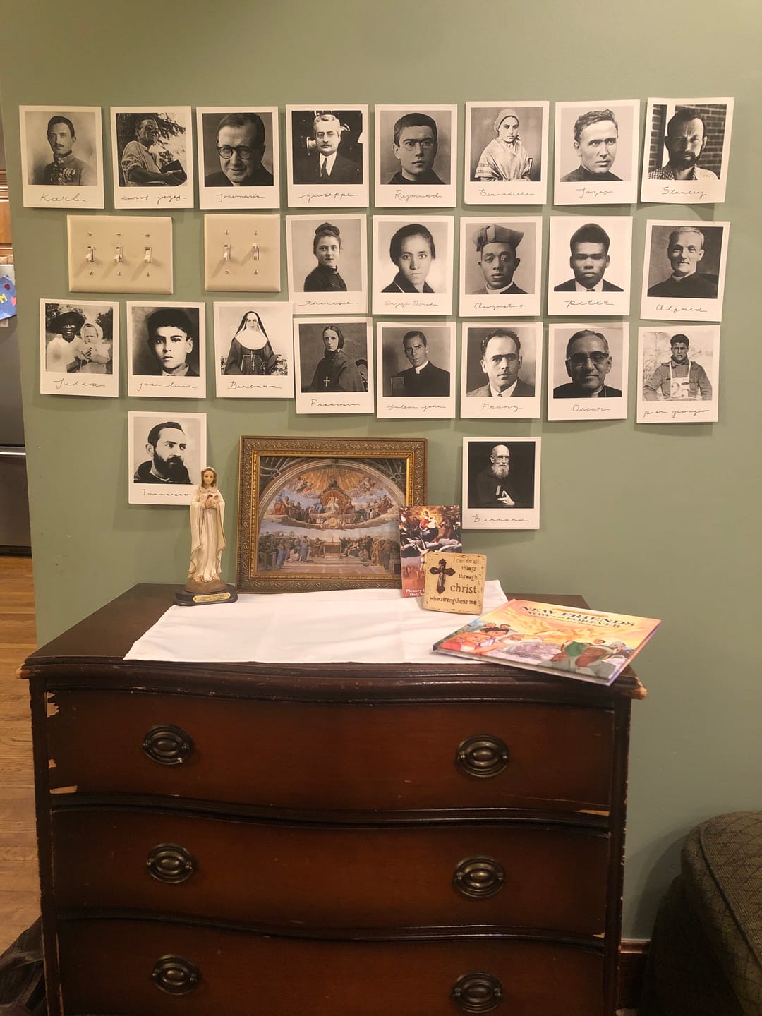 Customer photo review of Full Collection Polaroid Saint Pack