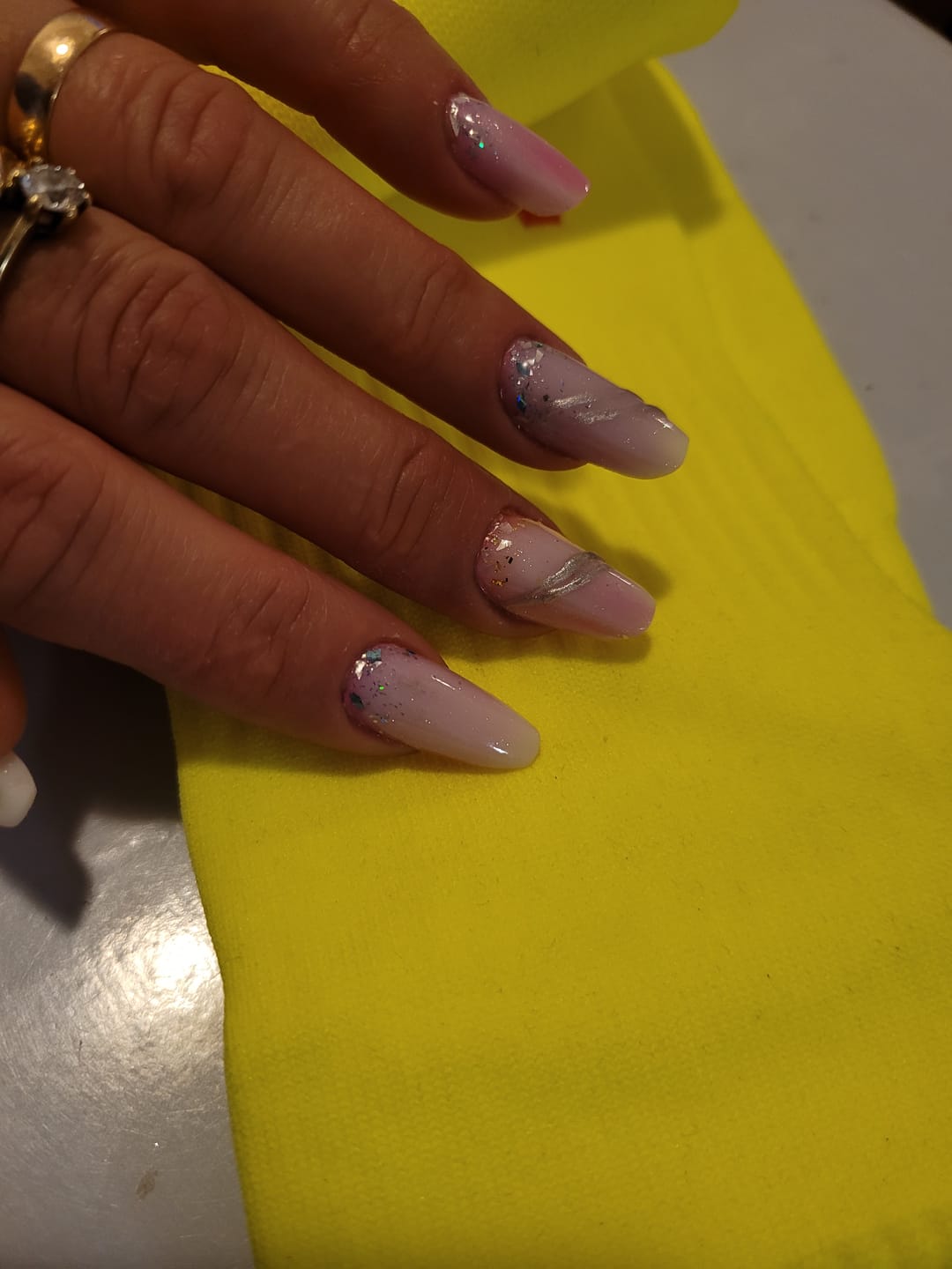 Customer photo review of Rubber Base Strong Clear