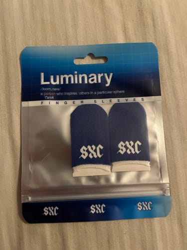 Customer photo review of SXC Finger Sleeves "1 Pack" of Luminary and Aberrant