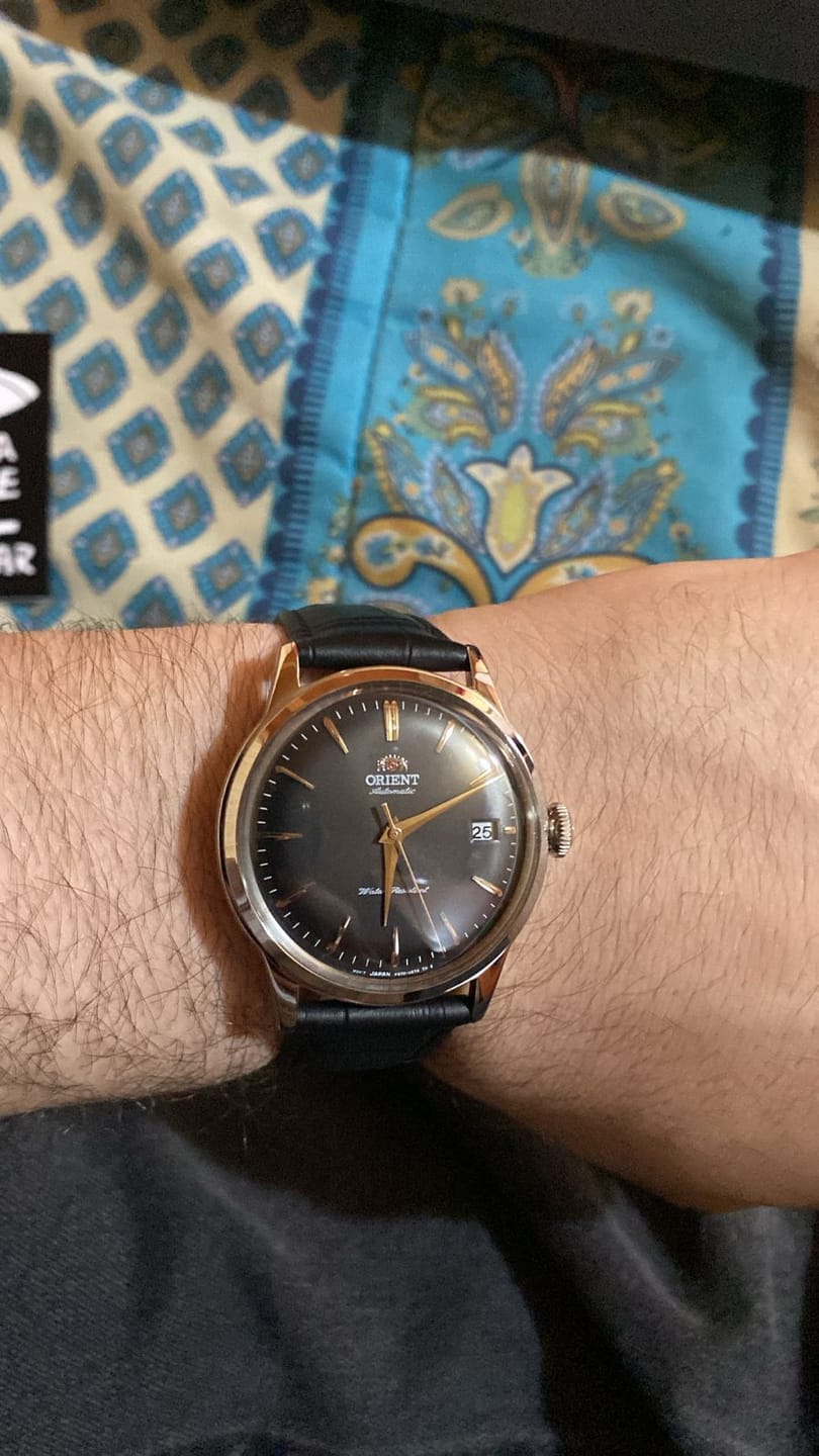 Customer photo review of Reloj Orient Automatic RA-AC0M02B10B Bambino 38mm