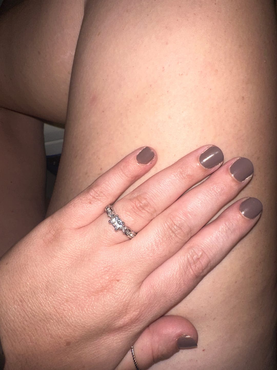 Customer photo review of Morning Dawn Rings