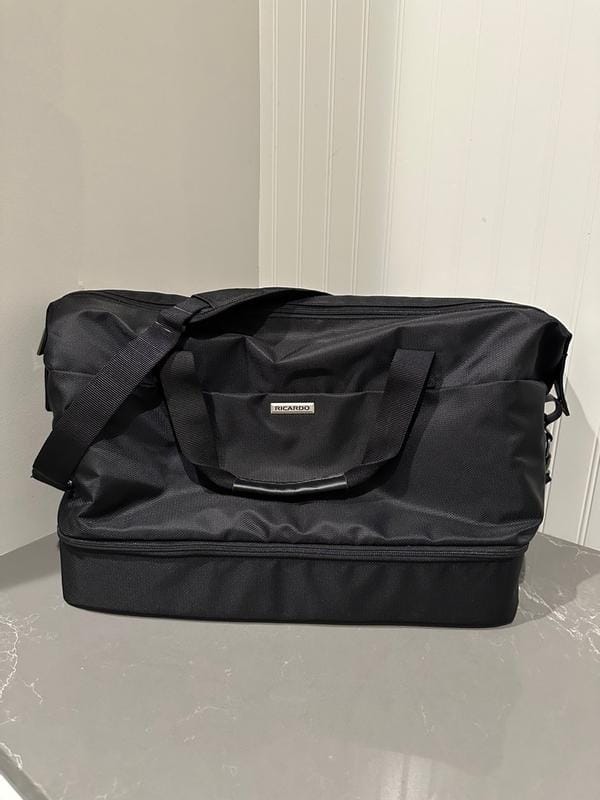 Customer photo review of Avalon Drop-Bottom Weekender Duffel