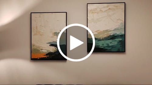 Customer review photo for COLORFUL PAINTING #CA116