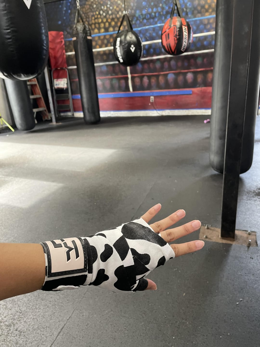 Customer photo review of Moo Hand Wraps