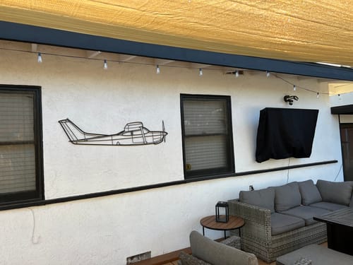 Customer photo review of R182 Metal Aircraft Wall Art - NCP0121