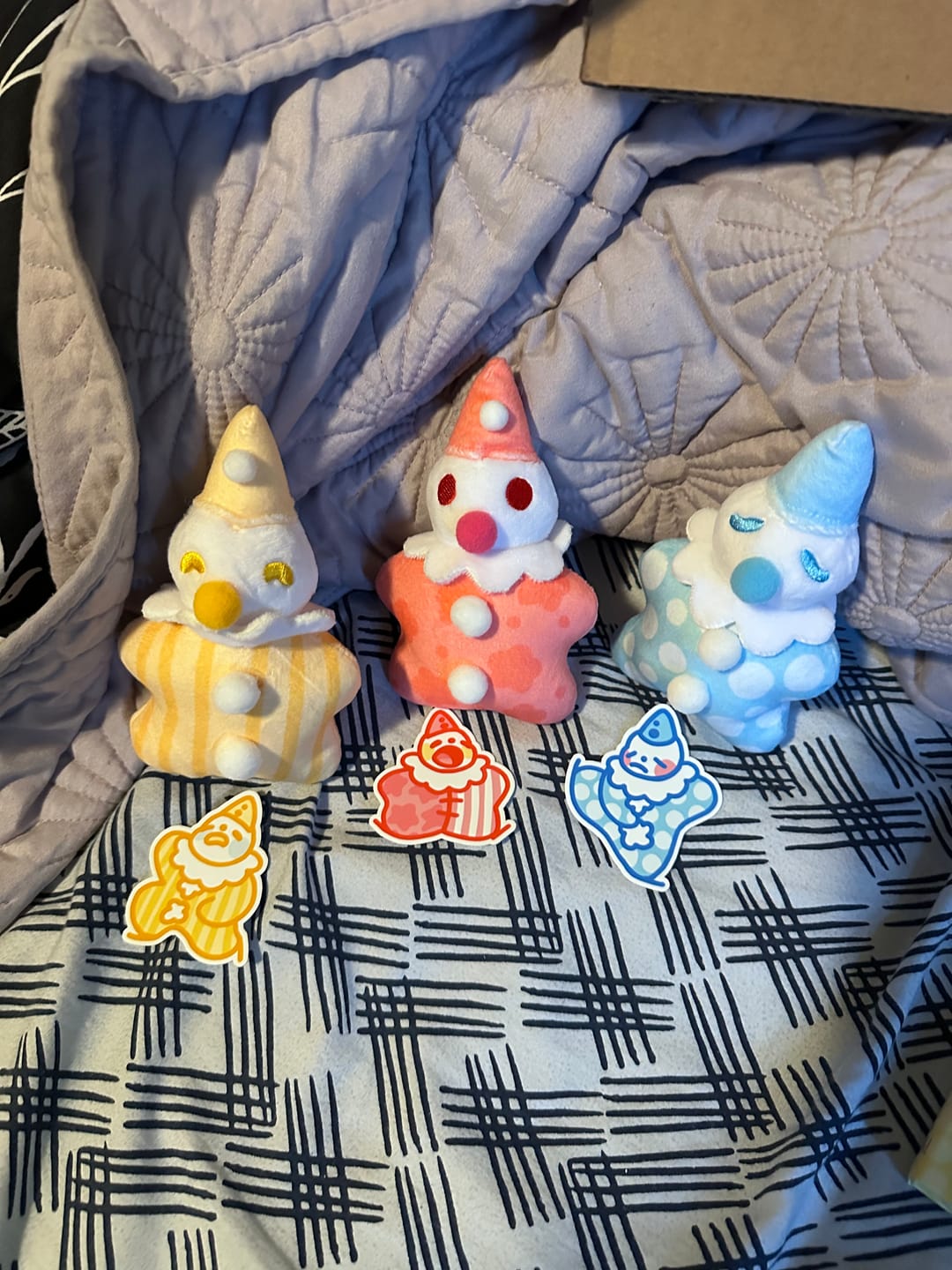 Customer photo review of Cute Little Clown Plushies - PREORDER