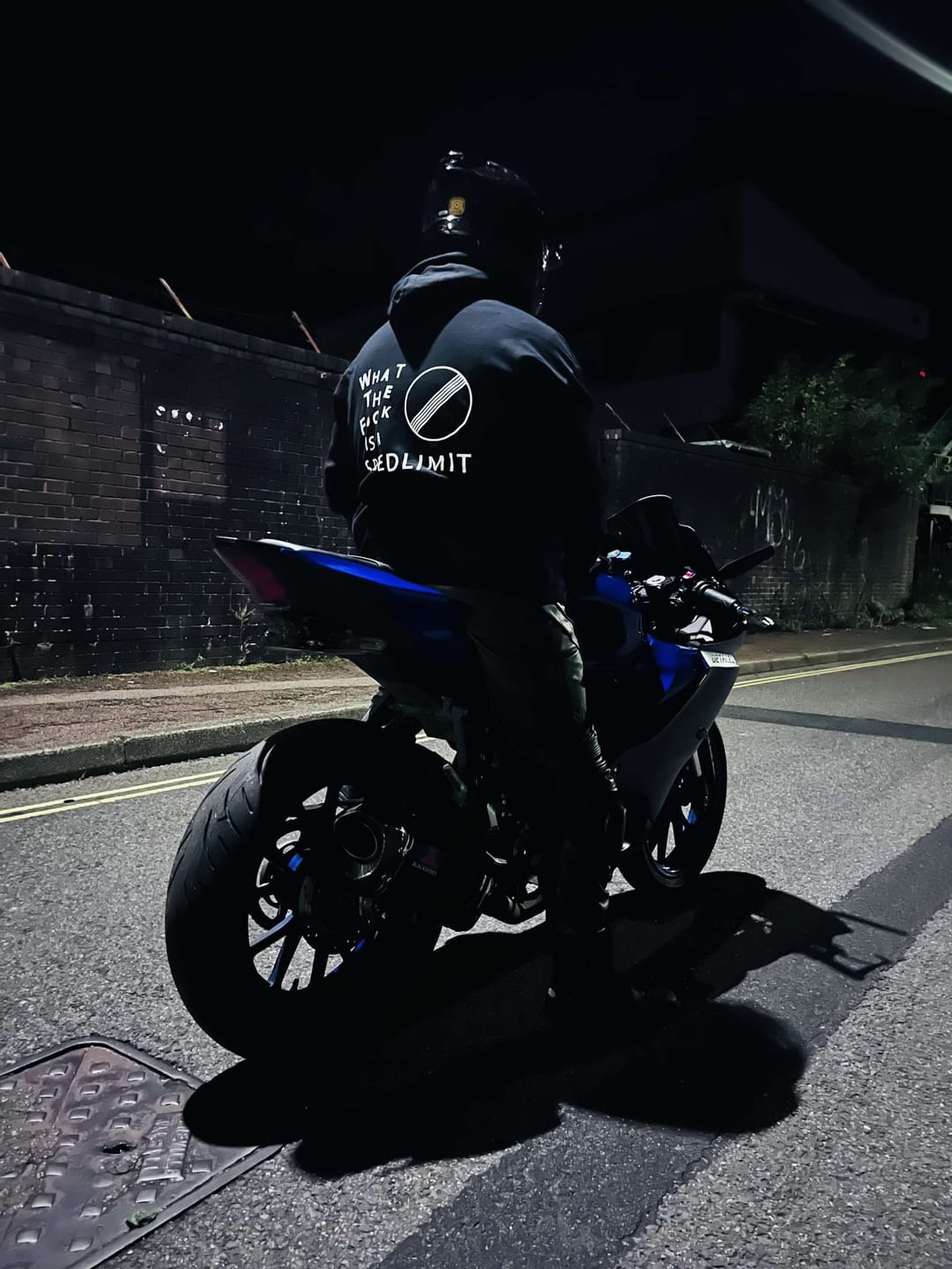 Customer photo review of "WHAT THE F#CK IS A SPEEDLIMIT" Hoodie