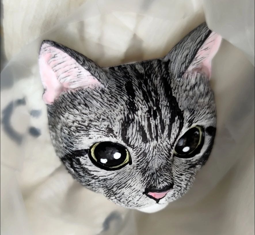 Customer photo review of Personalized Custom Pet Keychain/Magnet