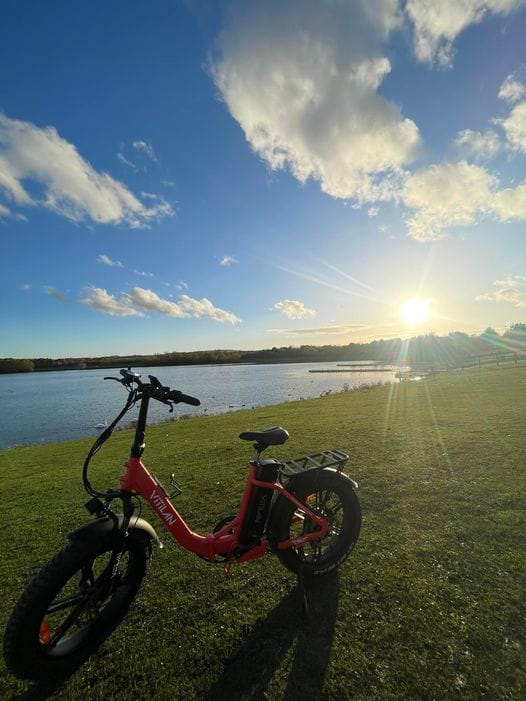Customer photo review of U7 Step-thru Foldable Fat Tire Electric Bike