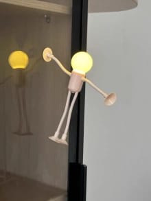 Customer photo review of Lampe Personnage Flexible Originale