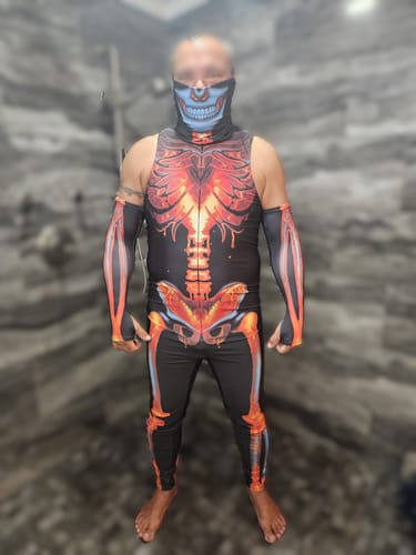 Customer photo review of Solar Flare Male Jumpsuit
