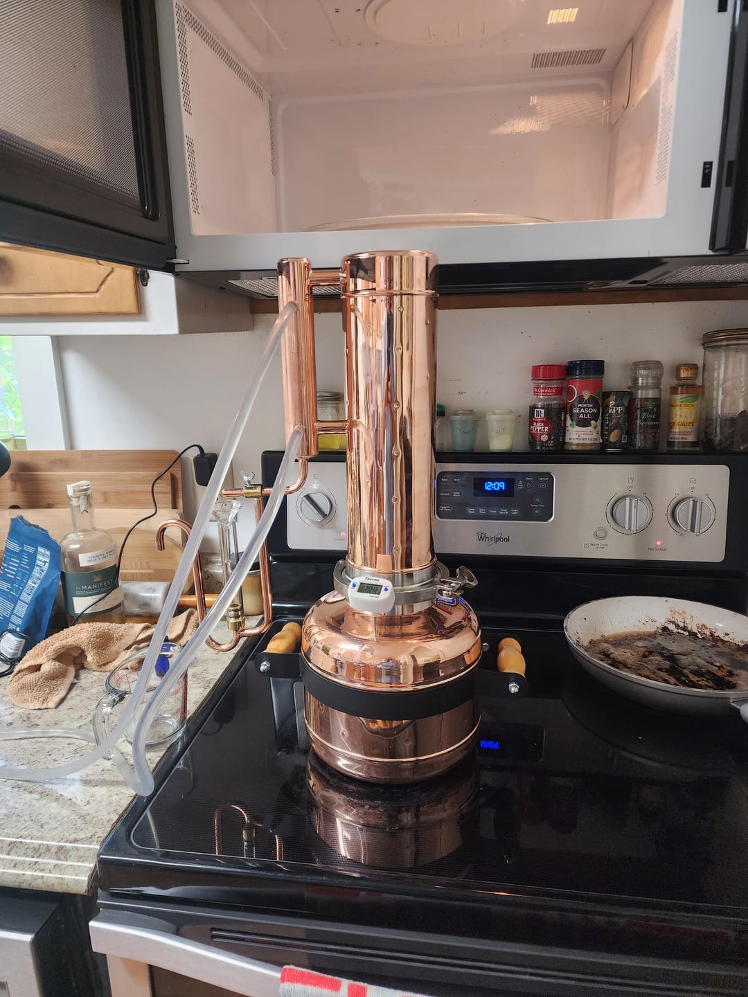 Customer photo review of Essential Oil Distiller 1,9Gal/7L - Premium Kit