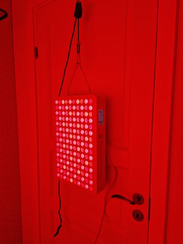 Customer photo review of The Advantage 2.0 Series - Red Light Therapy Full Body Panel