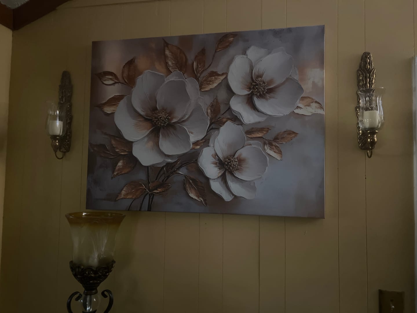 Customer photo review of Family Wall Art: Golden Blooms