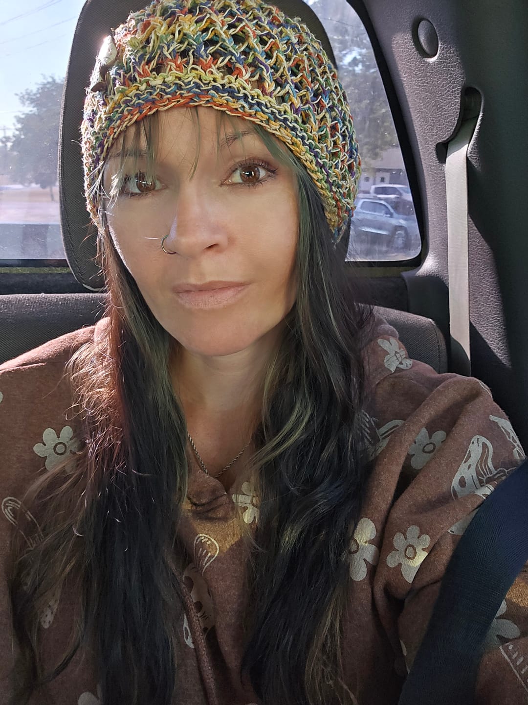 Customer photo review of Honeycomb Mushroom Hemp Hat