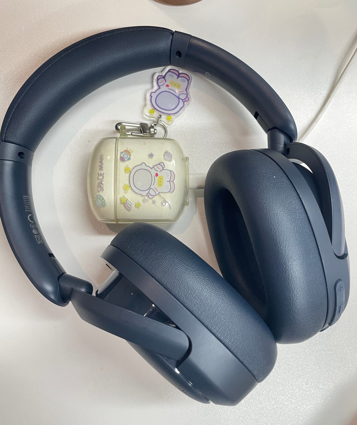 Customer photo review of V80 Hybrid Active Noise Cancelling Headphones