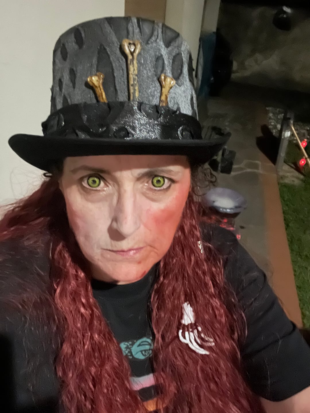 Customer photo review of Yellow Eclipse Halloween Lens