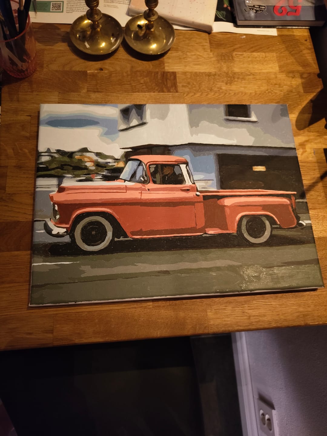 Customer photo review of MÅLA EFTER NUMMER – SKAPA EN PERSONLIG TAVLA AV DITT EGET FOTO