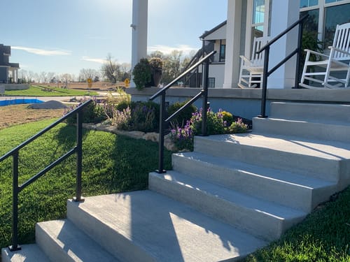 Customer photo review of Stair Handrail Kit