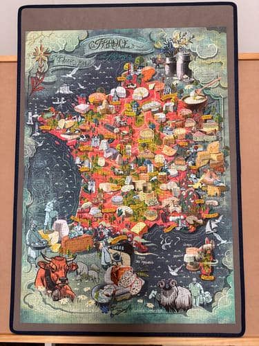 Customer photo review of Cheese Puzzle - France