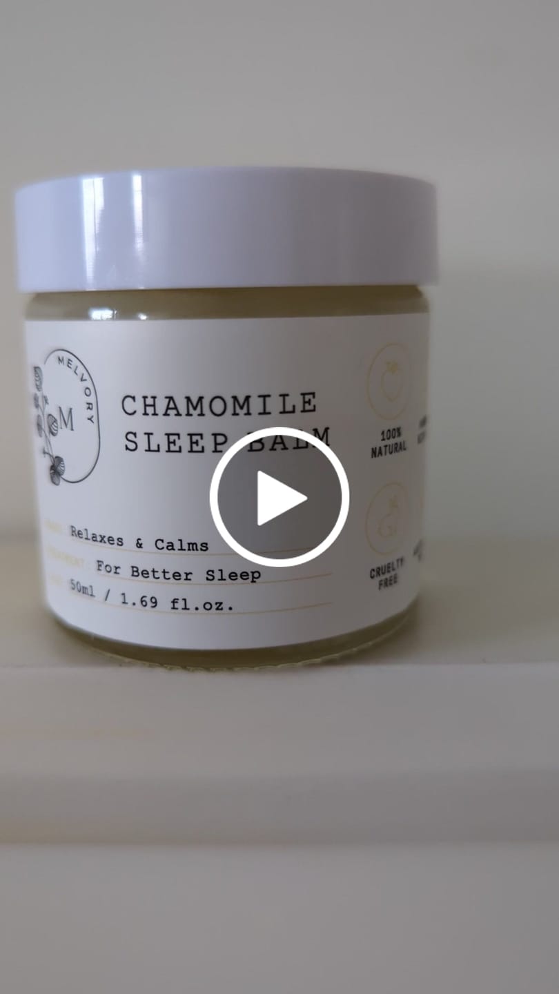 Customer video review of Chamomile Sleep Balm