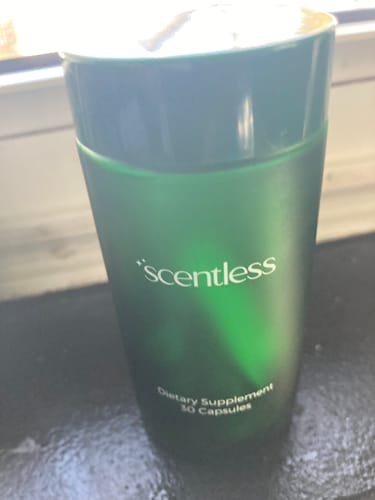 Customer photo review of Scentless Deodorant Supplement