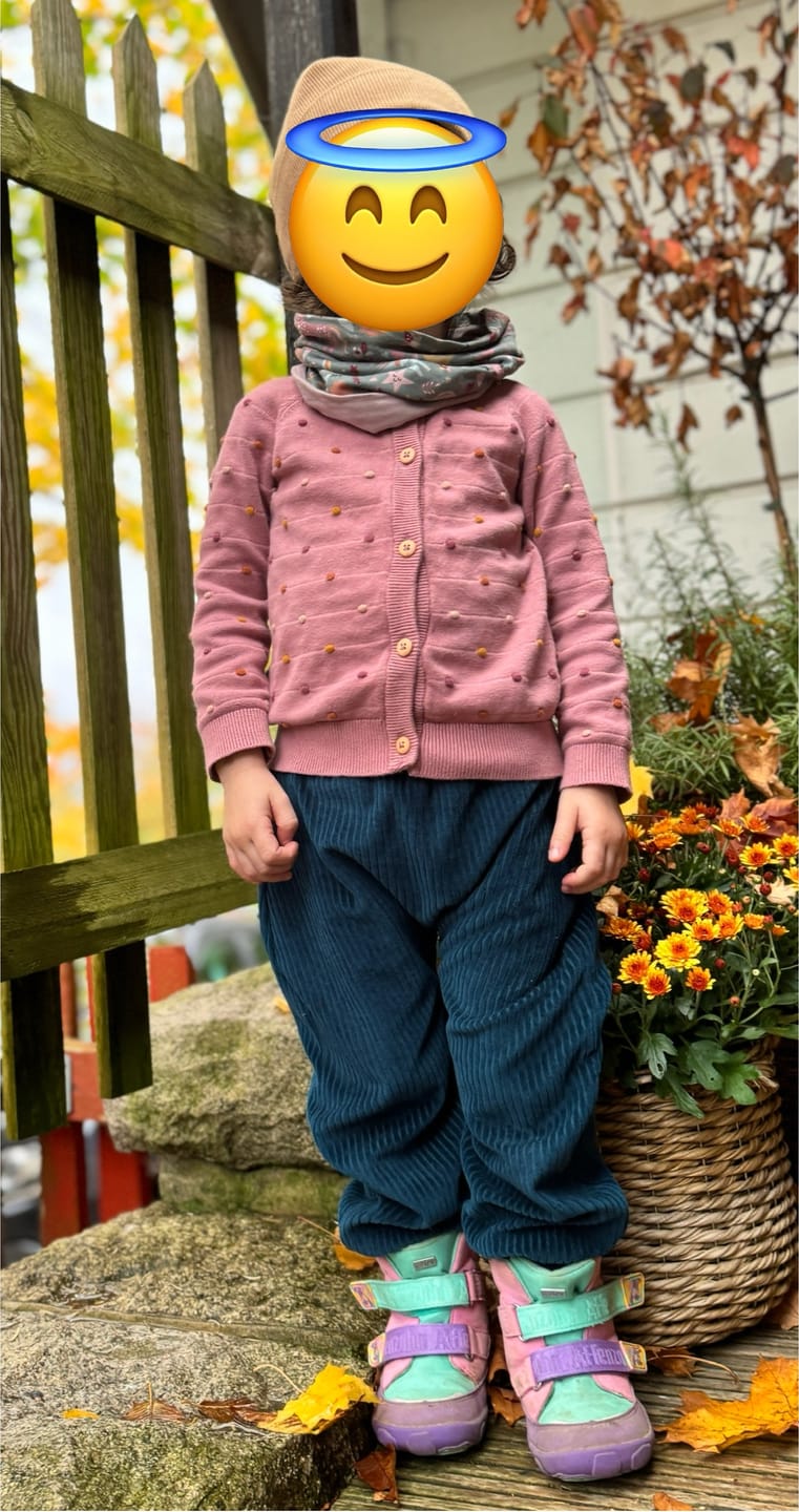 Customer photo review of KITA Mitwachshose - Cordnicky petrol