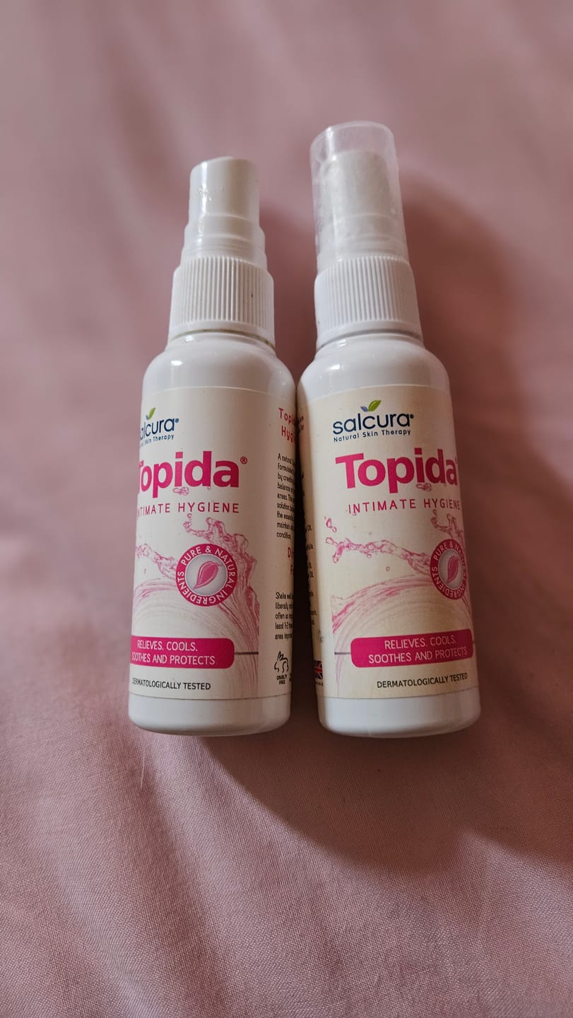 Customer photo review of Topida Intimate Hygiene Spray Twin Pack
