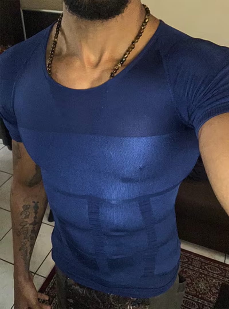 Customer photo review of T-Shirt Correcteur de posture et gainant - Mixte | Sameo