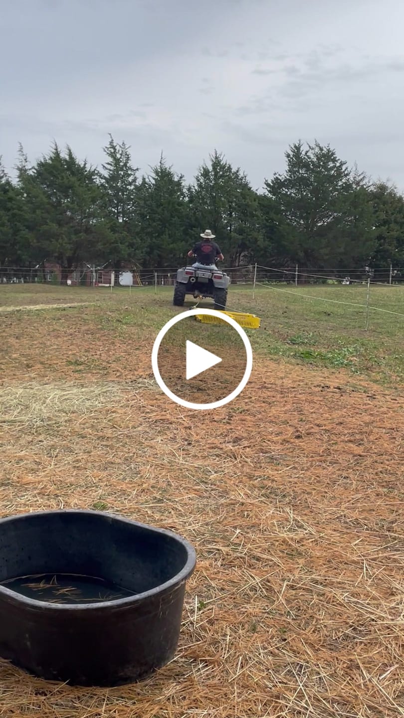 Customer video review of Scoop'N'Tow Manure Scooper / Paddock Field Cleaner + Trailer