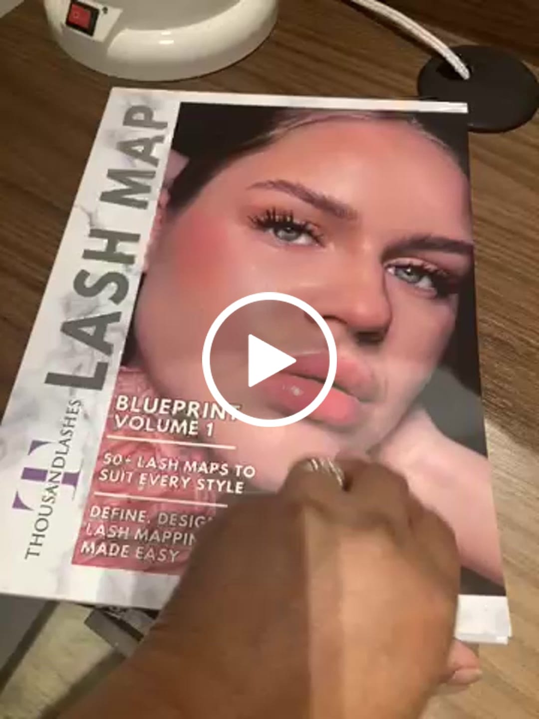 Customer video review of LASH MAPPING GUIDE (PRINTED COPY)