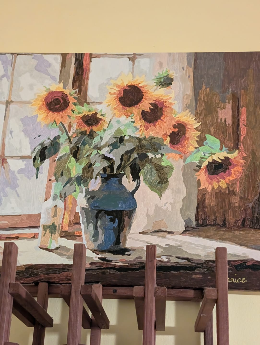 Customer photo review of Sunflowers Window Light