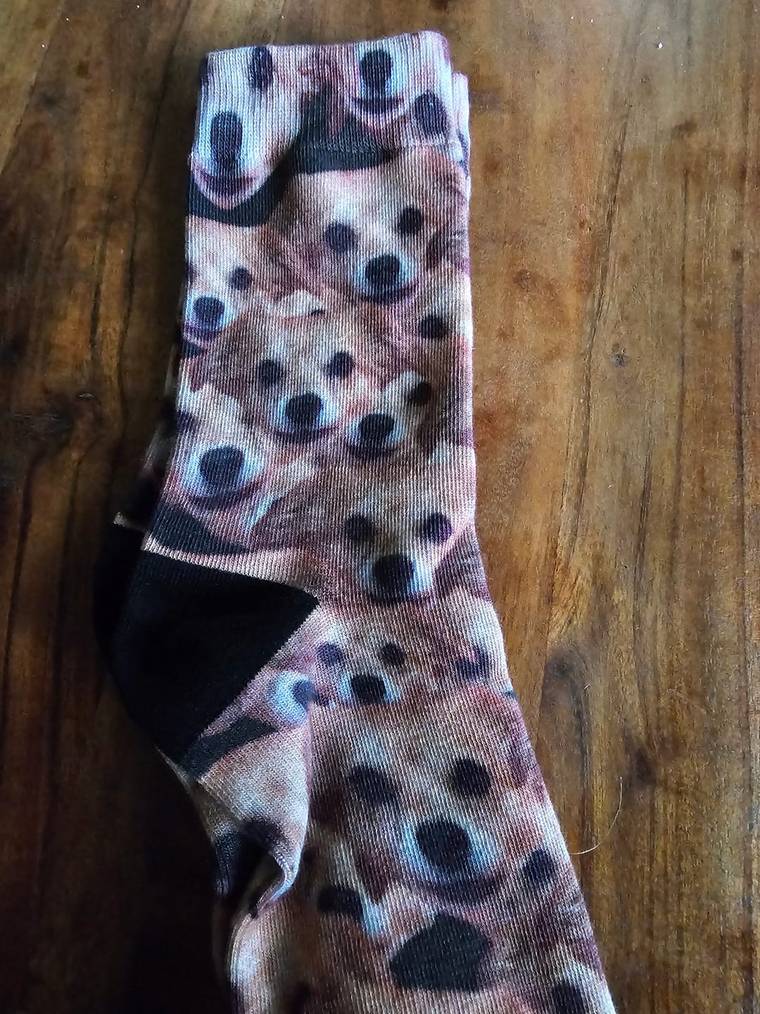 Customer photo review of Wildes Fotomuster - Individuelle Socken