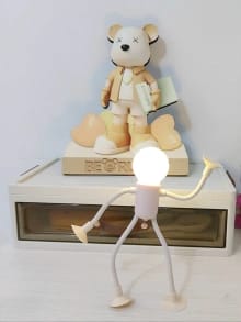 Customer photo review of Lampe Personnage Flexible Originale