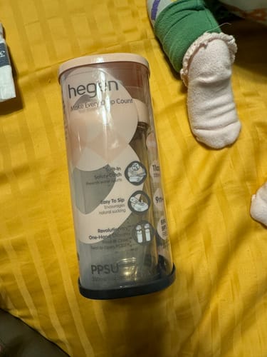 Customer photo review of Hegen PCTO™ 330ml/11oz Straw Cup PPSU Pink (9 months and above)