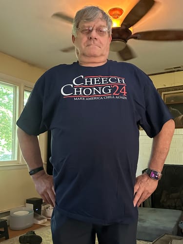 Customer photo review of Cheech & Chong 24 Cotton Tee