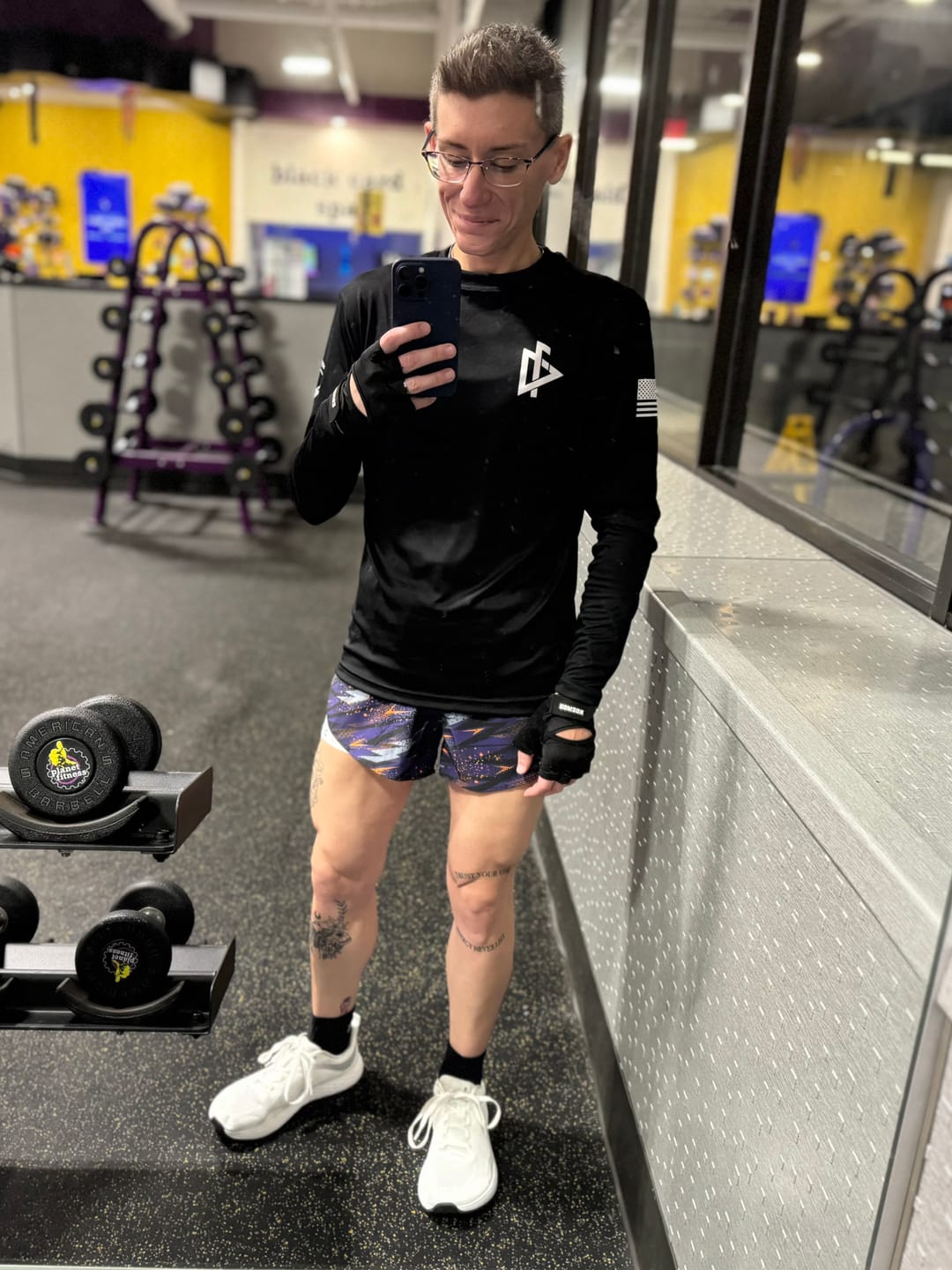 Customer photo review of Long Sleeve Dry Fit Shirt - Coal